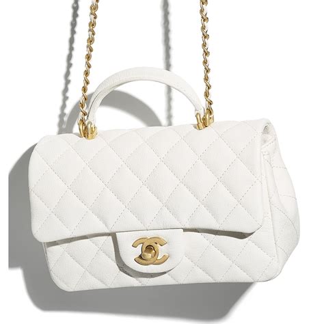 chanel suede flap|Flap Bag with Top Handle Grained Calfskin & Gold.